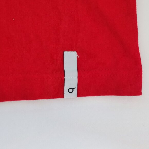 Orisue T-shirt men's size M red with graphic design short sleeve - Picture 7 of 9